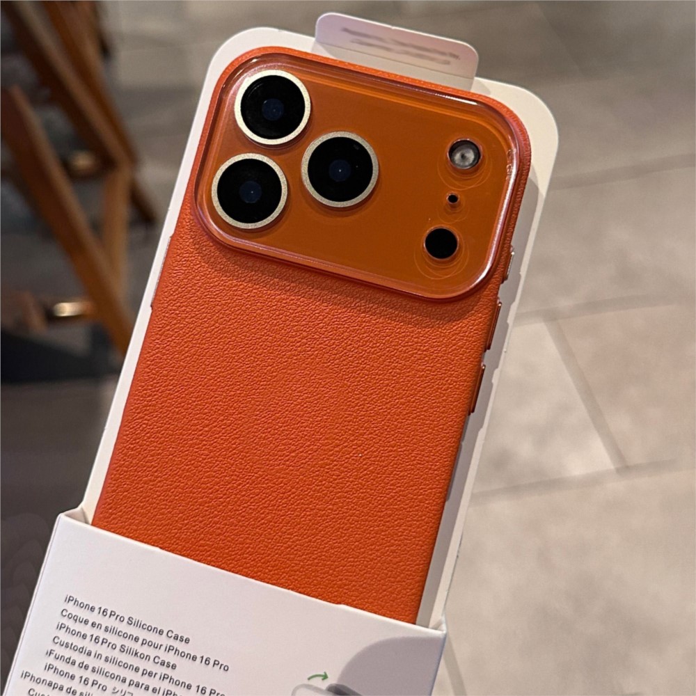 Camera Leather Case - 럭셔리 HD 하드 글래스 카메라 케이스