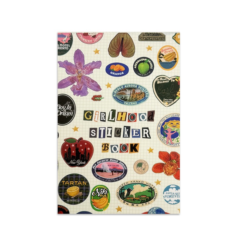Vintage And Collectible Books - 새로운 빈티지 소녀 시절 스티커북 레트로