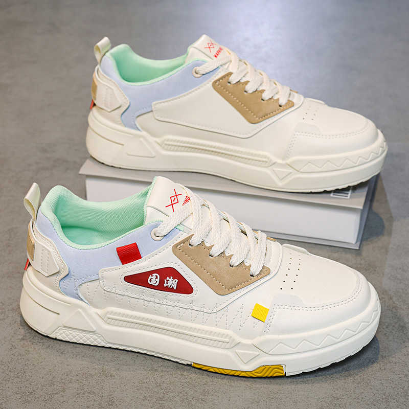 Vintage Collectible Shoes - 레이스업 합성 가죽 빈티지 부츠 로퍼