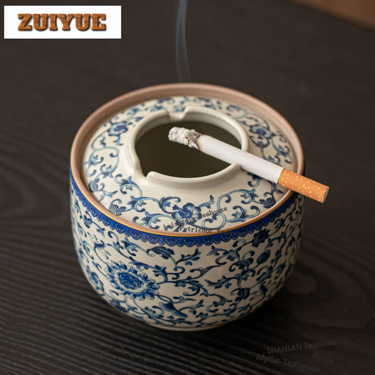 Vintage Collectible Ashtrays - 루 킬른 빈티지 뚜껑형 재떨이 젠
