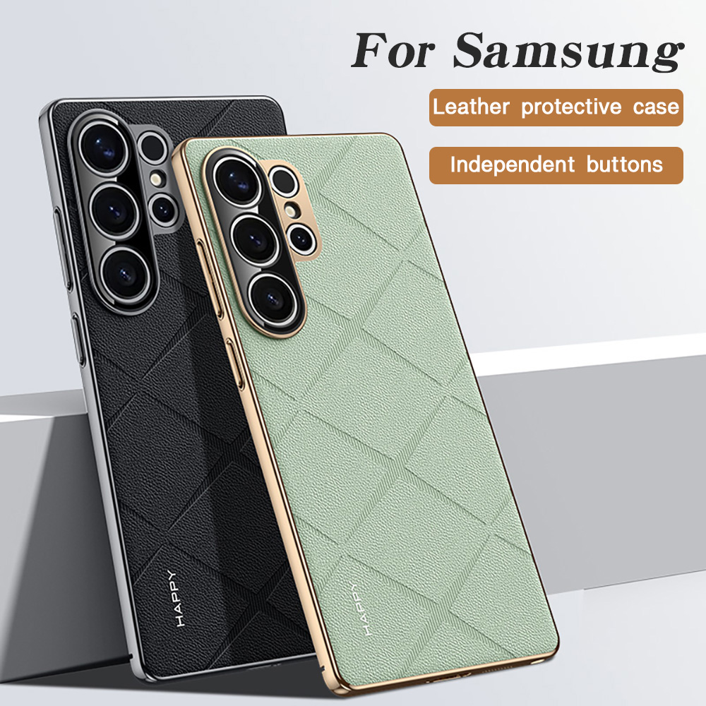 Camera Leather Case - 삼성 S25 울트라 S25 S25플러스 S24