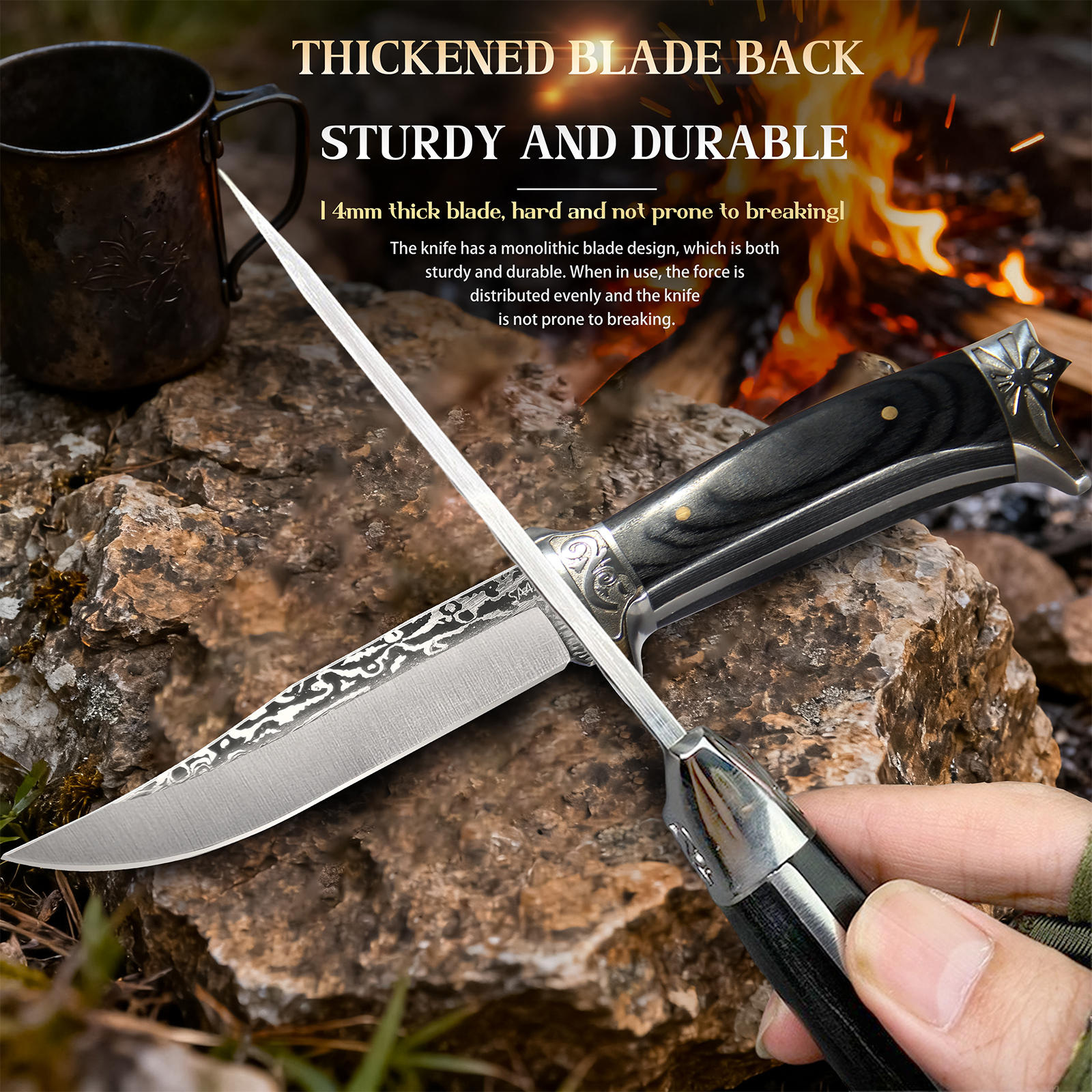 빈티지 패턴 단조 고정날 유틸리티 도구 4mm 두께 풀 - Vintage Collectible Knives 리뷰 및 가격
