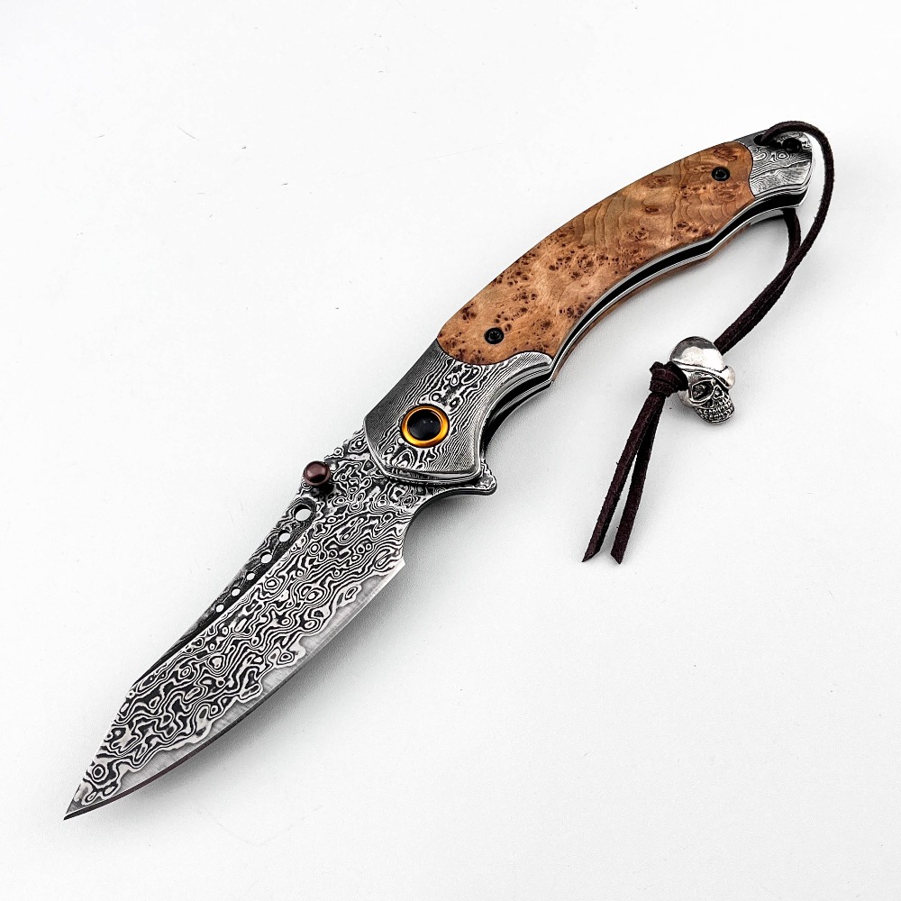 고경도 다마스커스 패턴 접이식 나이프 빈티지 장식용 수 - Vintage Collectible Knives 리뷰 및 가격
