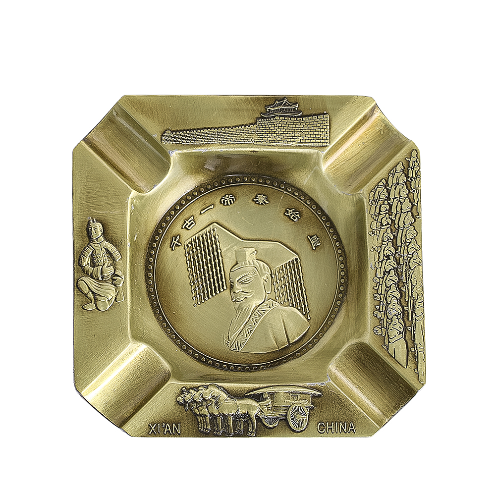 빈티지 황동 재떨이 레트로 중국 스타일 원형 금속 흡연 - Vintage Collectible Ashtrays 리뷰 및 가격