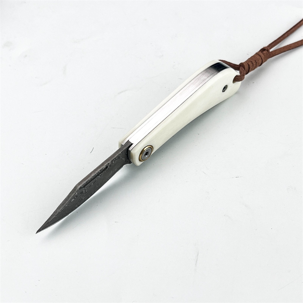 컴팩트 빈티지 다마스커스 접이식 포켓 EDC 나이프,  - Vintage Collectible Knives 리뷰 및 가격