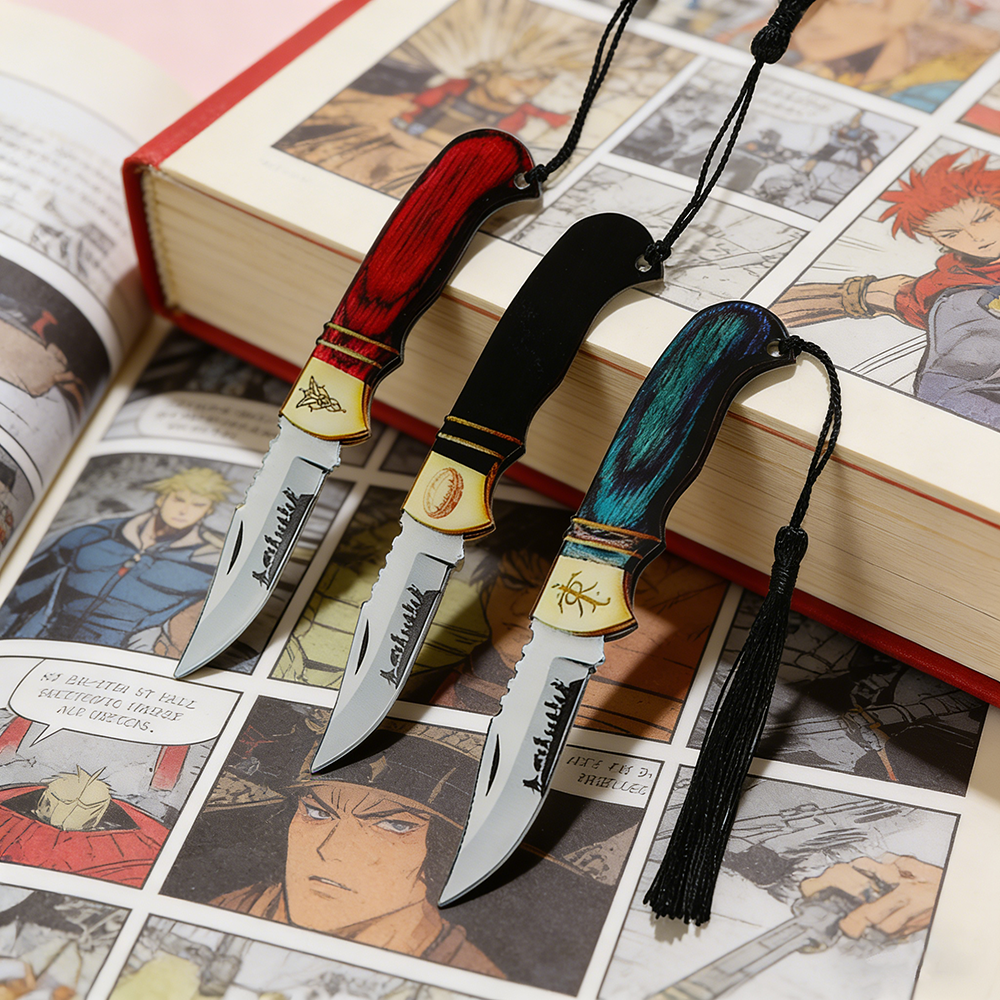 원 링스 나이프 모양 북마크, 빈티지 스타일 아크릴 페 - Vintage Collectible Knives 리뷰 및 가격