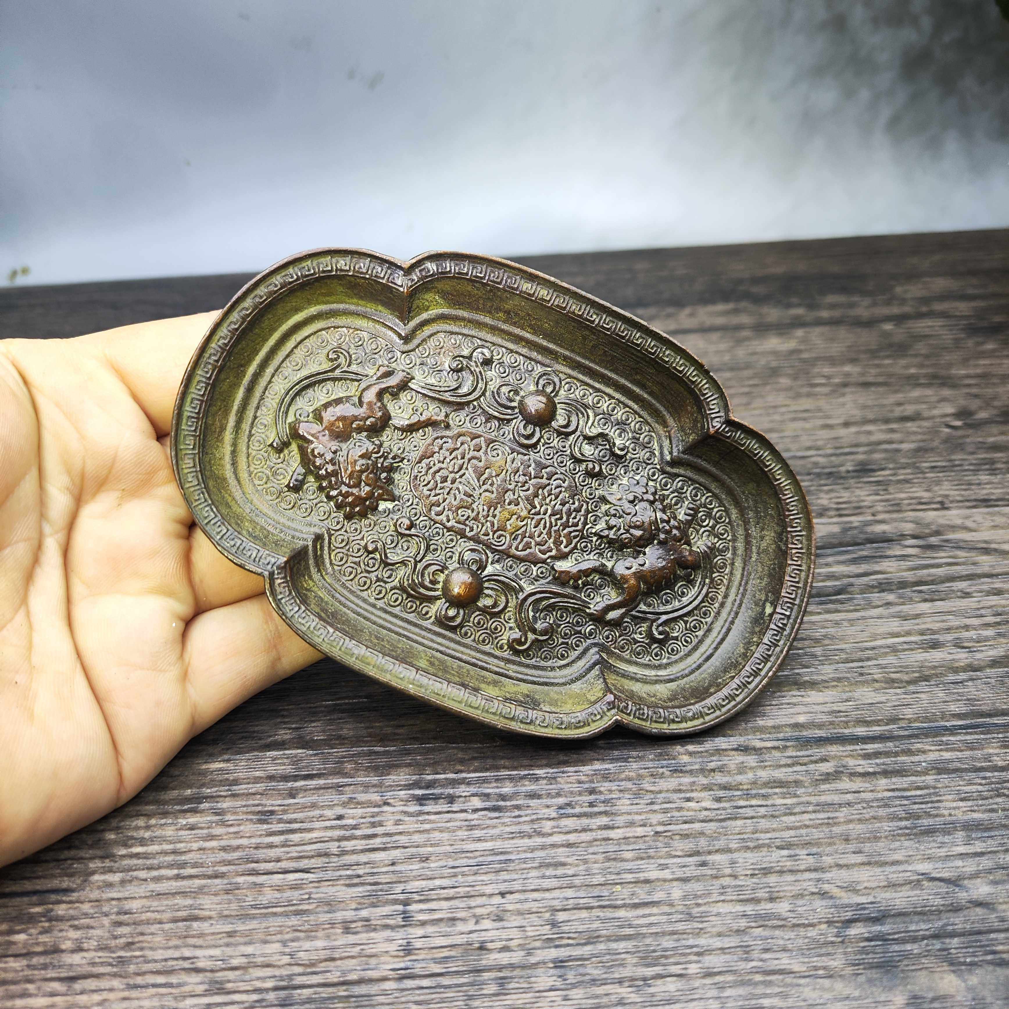 빈티지 황동 사자 공놀이 모양 브러쉬 세척기 재떨이 접 - Vintage Collectible Ashtrays 리뷰 및 가격