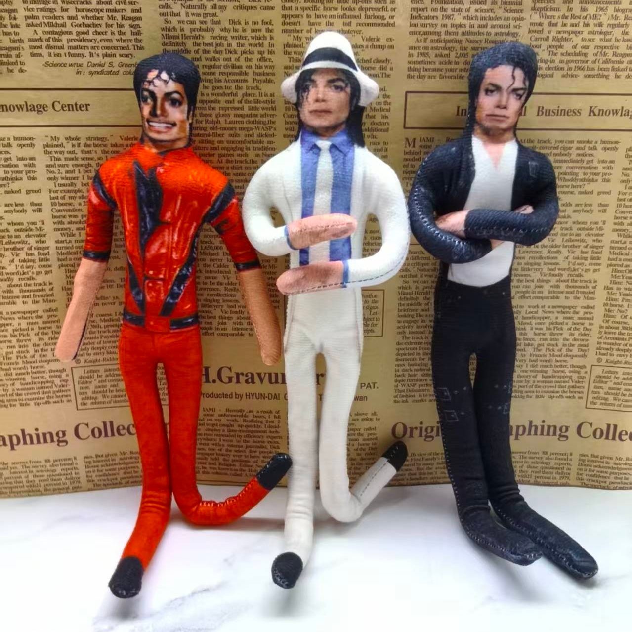 빈티지 MJ 마이클 잭슨 코스프레 소품 인형 구부릴 수 - Vintage Toys Collection 리뷰 및 가격