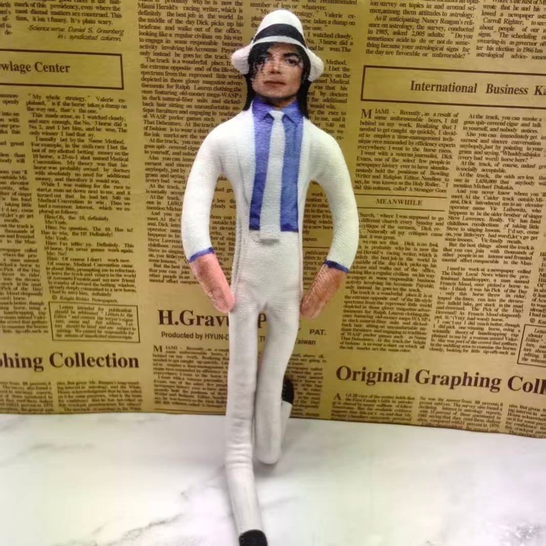 빈티지 MJ 마이클 잭슨 코스프레 소품 인형 구부릴 수 - Vintage Toys Collection 리뷰 및 가격