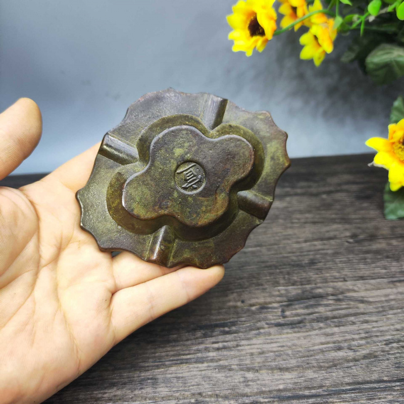 앤티크 컬렉션, 빈티지 도금 구리 펜 워셔, 자수 볼이 - Vintage Collectible Ashtrays 리뷰 및 가격