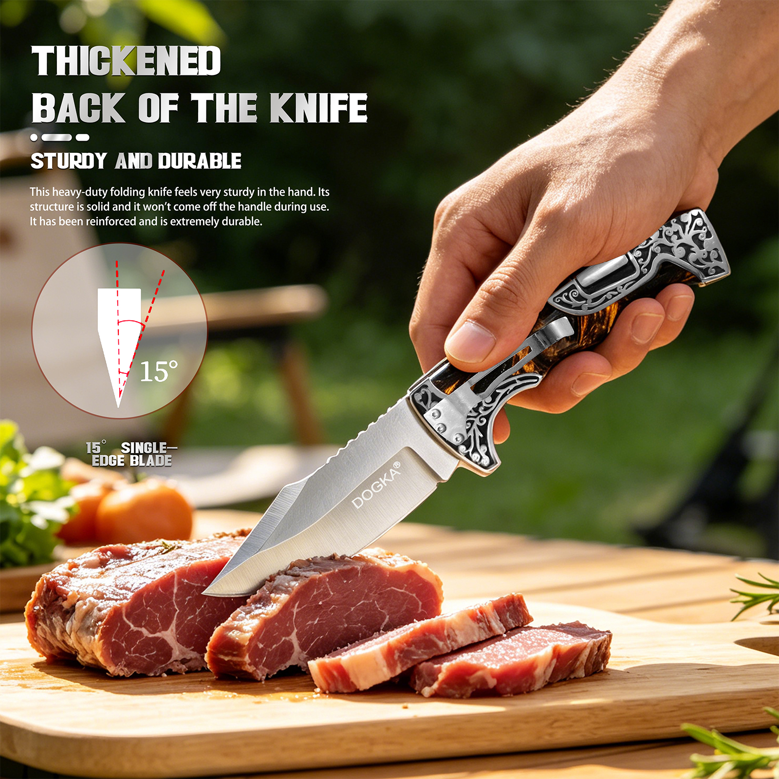 두 가지 스타일의 빈티지 조각 금속 및 목재 인레이 접 - Vintage Collectible Knives 리뷰 및 가격