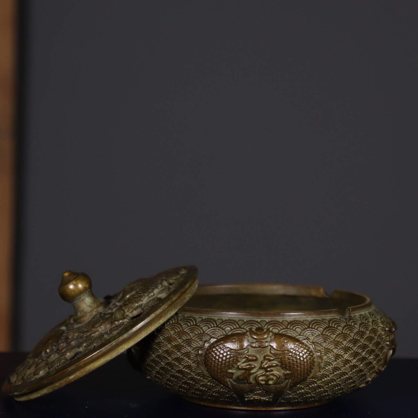 앤틱 순수 구리 더블 피쉬 재떨이 빈티지 황동 공예품  - Vintage Collectible Ashtrays 리뷰 및 가격