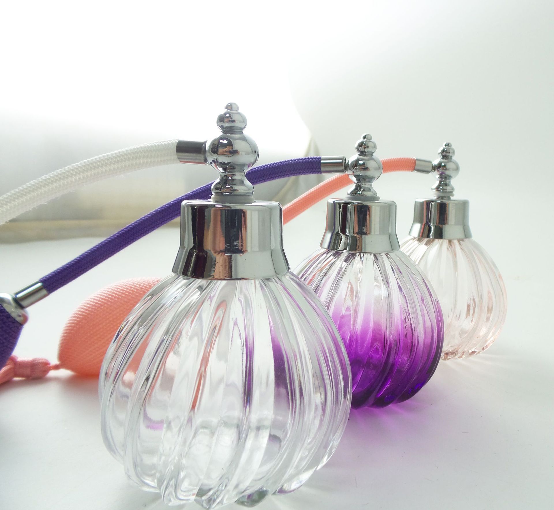 빈티지 세련된 리필 가능 빈 유리 향수 펌프 분무기 병 - Vintage Collectible Perfume Bottles 리뷰 및 가격