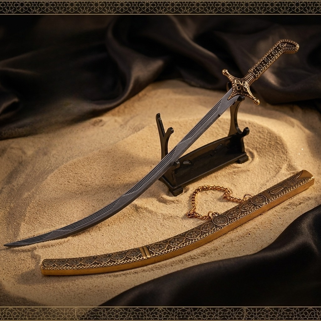 26cm 아라비아 곡선형 검 무기 모형(칼집 포함) – - Vintage Collectible Knives 리뷰 및 가격