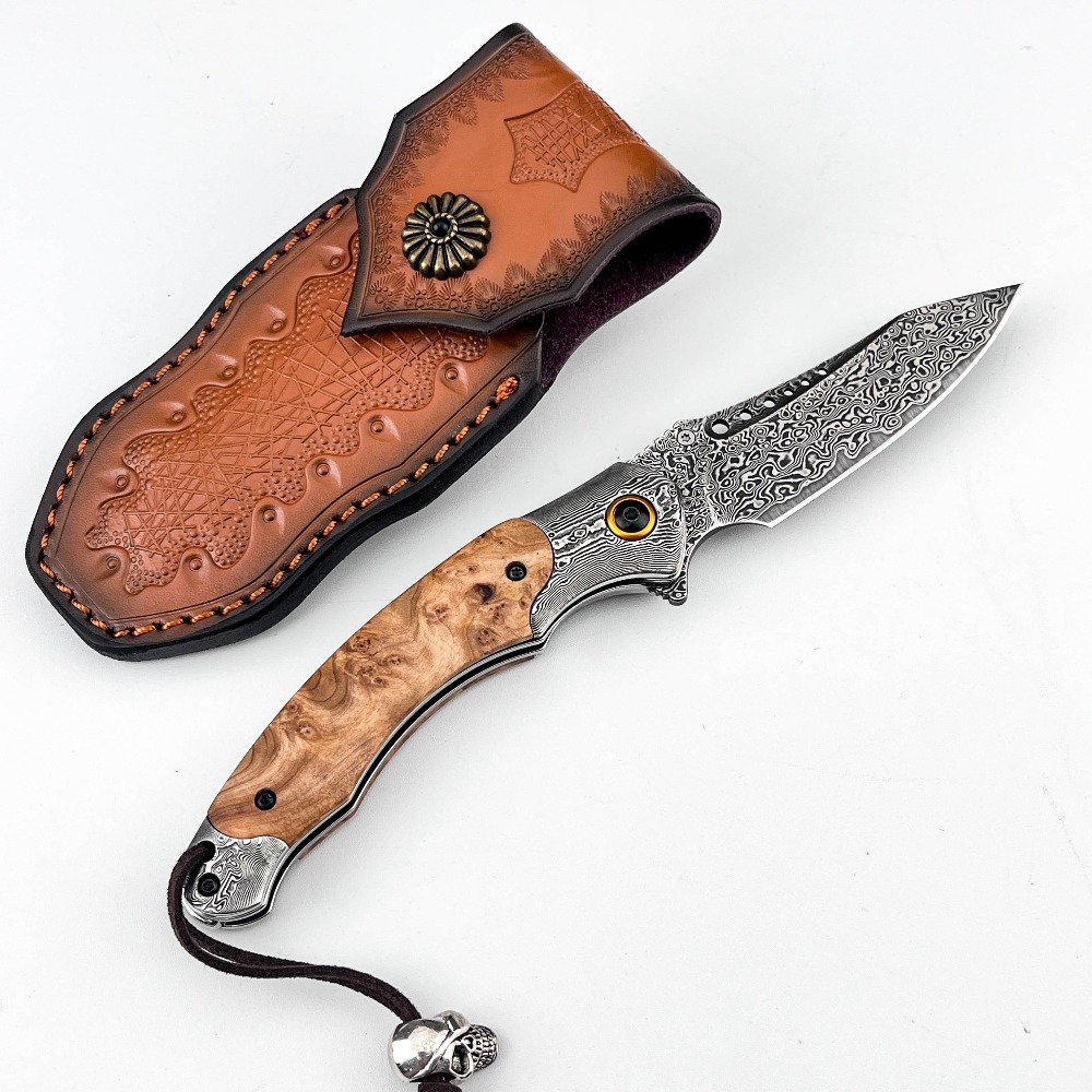 고경도 다마스커스 패턴 접이식 나이프 빈티지 장식용 수 - Vintage Collectible Knives 리뷰 및 가격