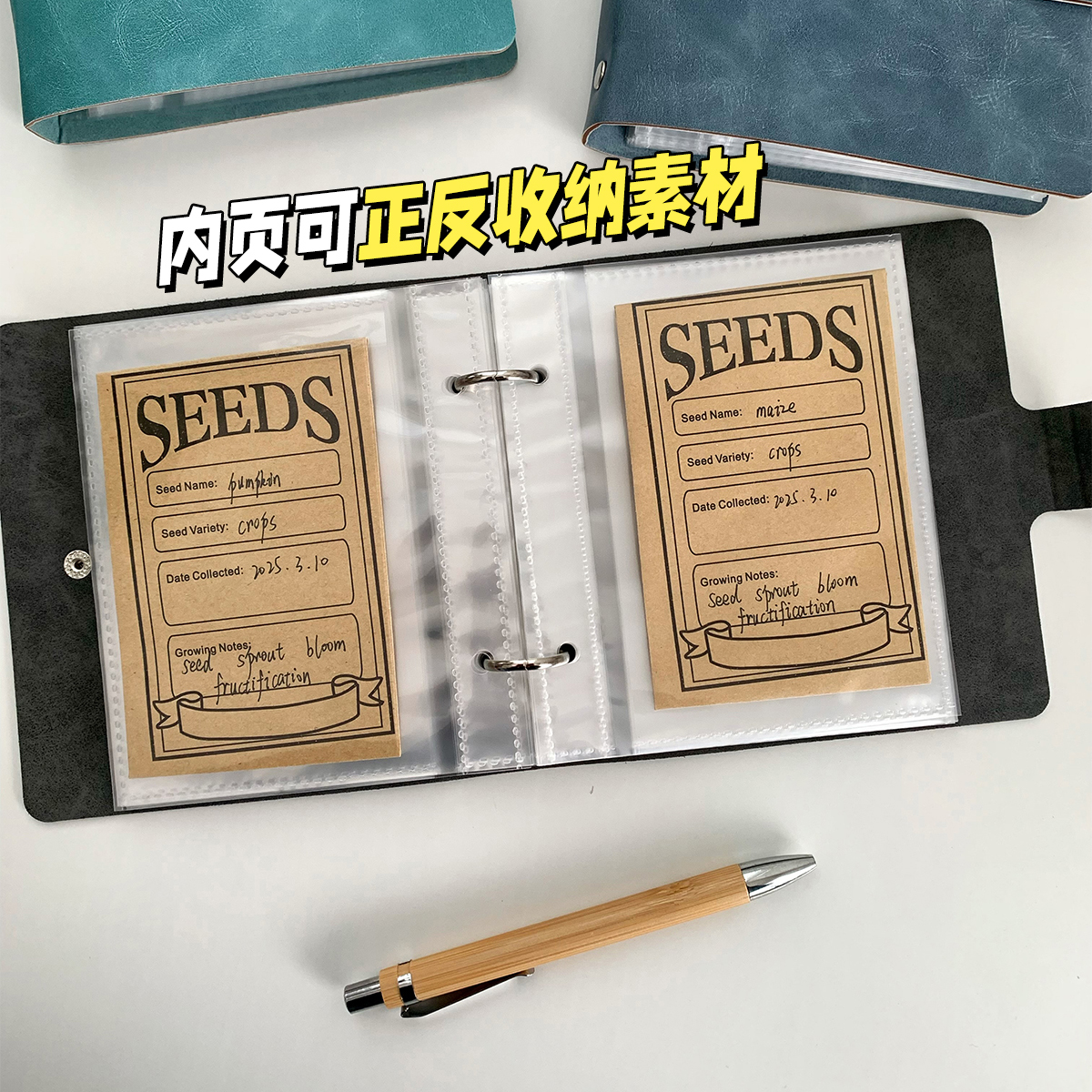 저널 GO 25페이지 PU 가죽 플렉시 오거나이저 북  - Vintage And Collectible Books 리뷰 및 가격